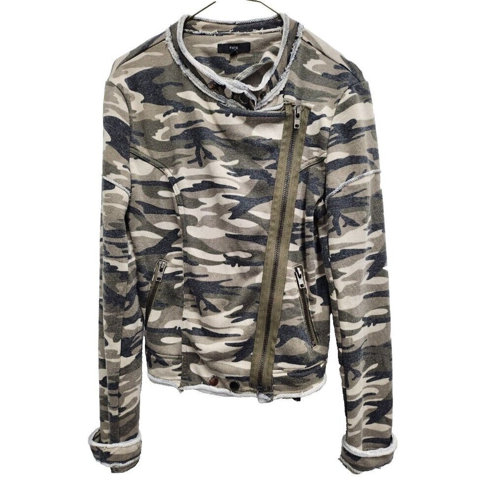 Fate Camouflage Jacket - Green and Brown Med